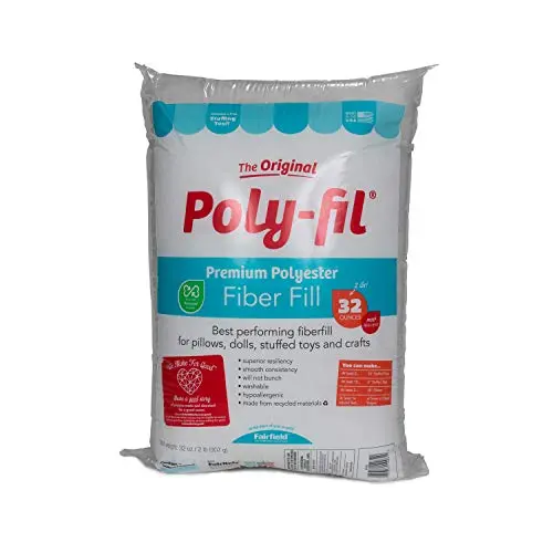 Premium Polyester Fiber Fill, 32-ounce Bag