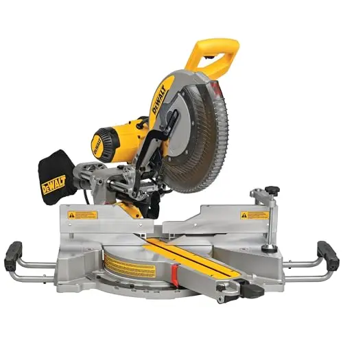 DEWALT 12-inch sliding compound miter saw with integrated cutline system