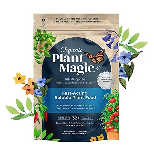 Powdered concentrate for intensive organics