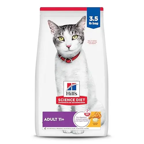 Senior Dry Cat Food, Chicken Recipe, 3.5 lb
