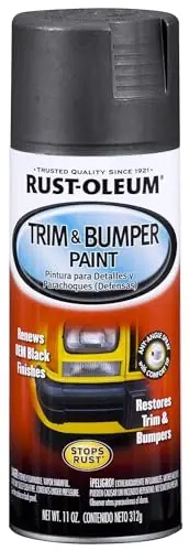 Rust-Oleum Automotive Trim & Bumper Spray Paint can in matte black