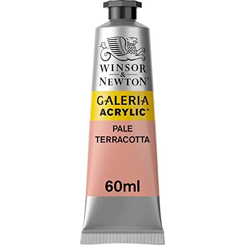 Winsor & Newton Galeria Acrylic Paint tube in Pale Terracotta color