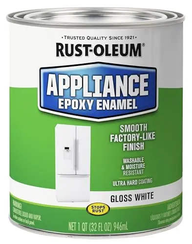 Rust-Oleum Specialty Appliance Epoxy Paint can with brush-on application