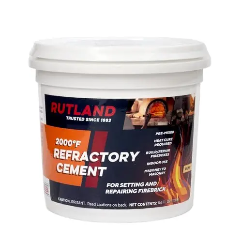 Rutland pre-mixed refractory cement for quick repairs