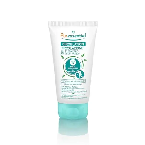 Aromatherapy gel for tired feet and legs