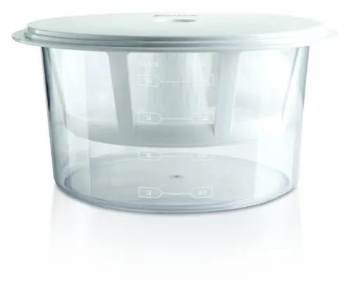 Euro Cuisine GY50 Greek Yogurt Maker with white strainer basket