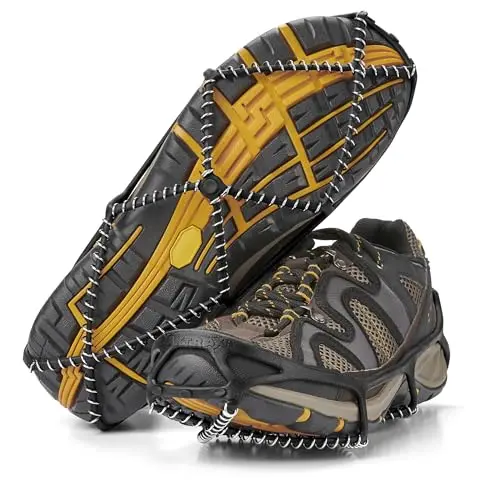 Basic coil traction for ice walking
