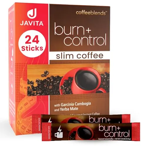 Instant Coffee w/ Garcinia Cambogia & Yerba Mate, 24 Sticks