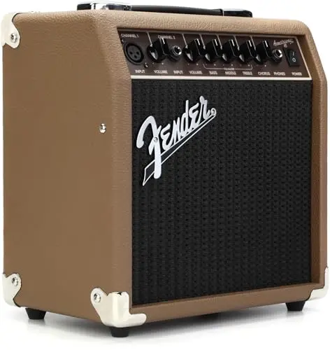Classic acoustic tone, dual channel, Fender reliability