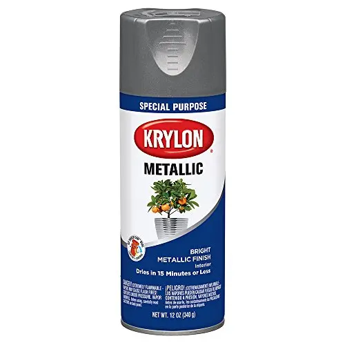 Krylon Dull Aluminum Metallic spray paint six-pack