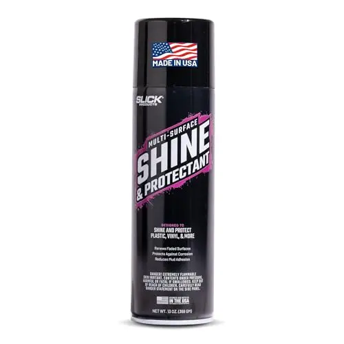 High-Gloss Spray for Plastic & Rubber