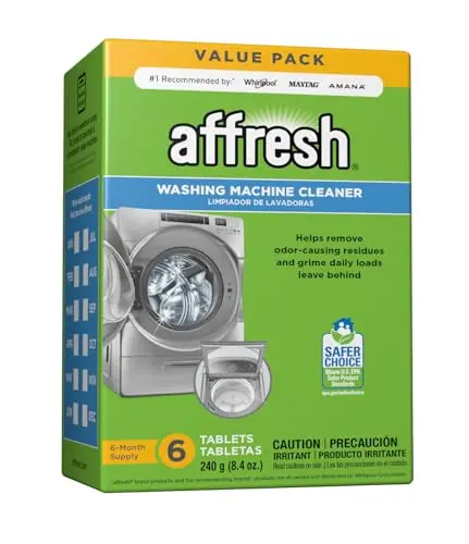 Cleans Front & Top Load, 6 Tablets