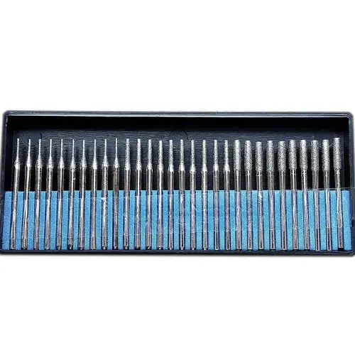 30-pc set for glass, stones, jewelry - Standard shank