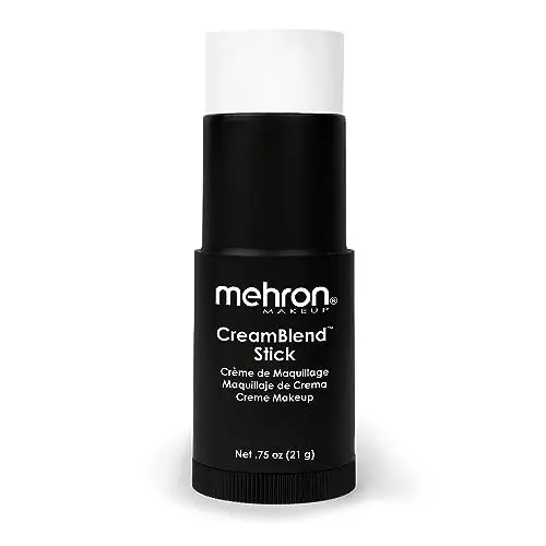 Mehron CreamBlend Stick face paint in white