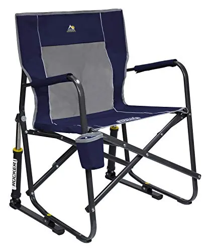 Portable Folding Rocking Chair (Indigo Blue)