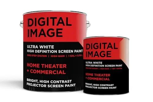 Digital Image Screen Paint in ultra white for high definition projection