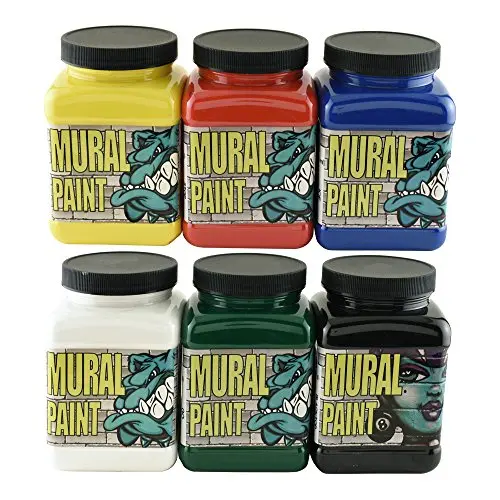 Chroma Mural Paint Primary Colors Set for indoor and outdoor use