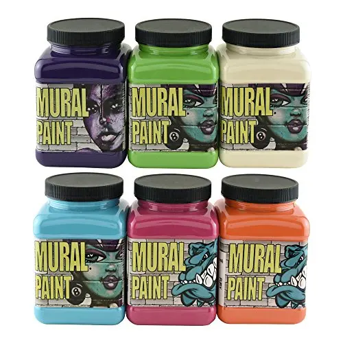 Chroma Mural Paint Bright Colors Set for indoor and outdoor murals