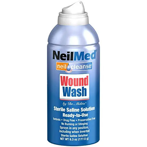 Sterile Saline, 6.3oz - General Wounds & Piercings