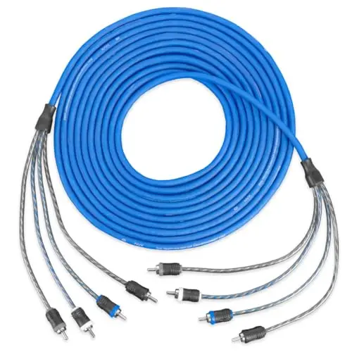 19.69ft Oxygen-Free Copper, Shielded, Twisted Pair RCA