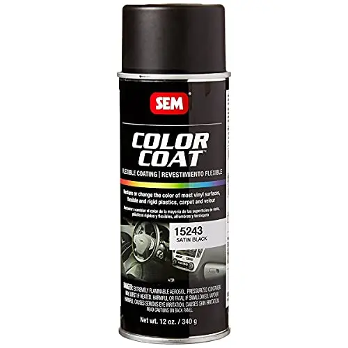 Satin Black Interior Paint Aerosol