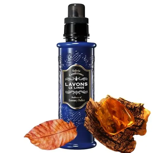 LAVONS natural fabric conditioner bottle with Luxury Relax scent