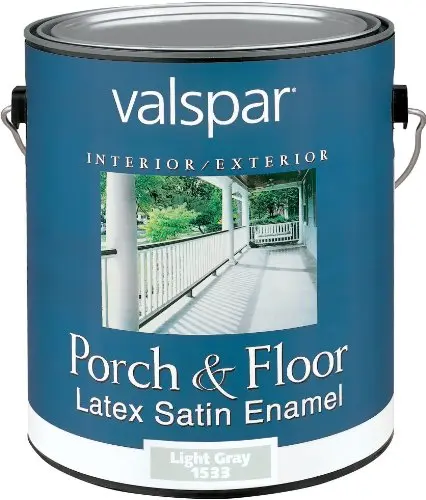 Valspar porch and floor latex enamel in light gray