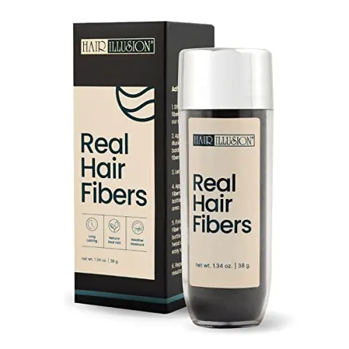 Real Human Hair Fibers for Bald Spot Coverage