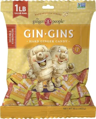 Intense Ginger, Individually Wrapped, 1 lb Bag