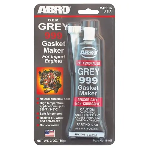 ABRO 999 grey RTV silicone gasket maker tube