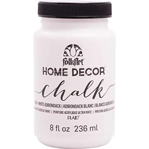 FolkArt Home Decor Chalk Furniture Paint in White Adirondack