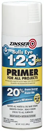Zinsser Bulls Eye 1-2-3 Plus oil-based spray primer