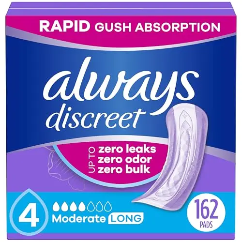 Moderate Absorbency, Long Length