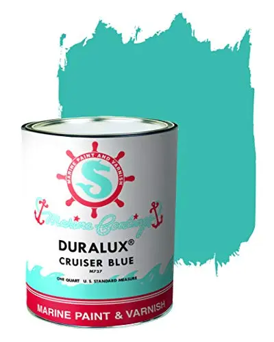 DURALUX Marine Enamel paint can in cruiser blue