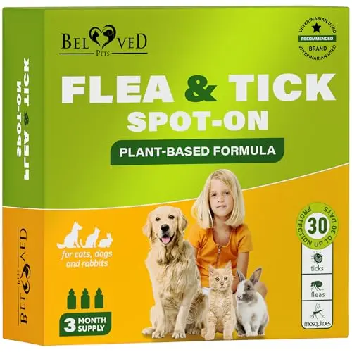 Natural Flea & Tick Spot Drops for Small Pets