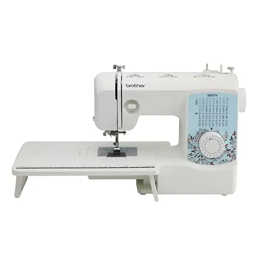 Brother XR3774 sewing machine with wide table