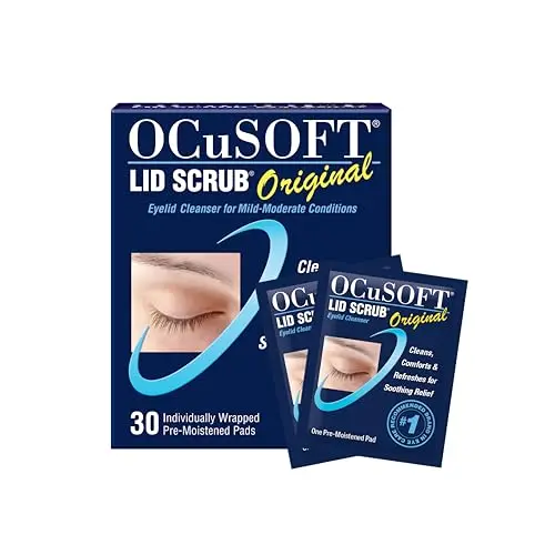 Pre-moistened Wipes for Mild to Moderate Blepharitis