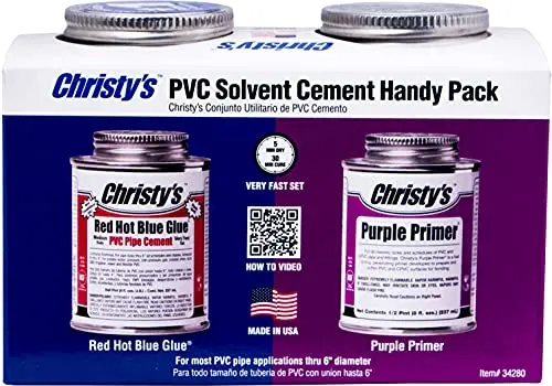 Red Hot Blue Glue + Purple Primer, 8 oz