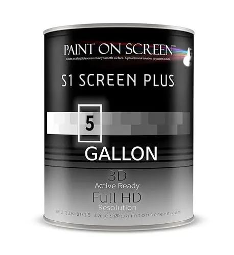Paint on Screen Projector Screen Paint in silver for high contrast projection