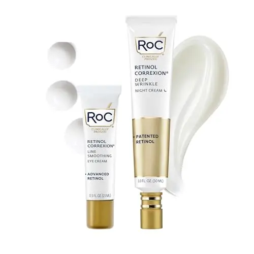 Night Face & Eye Cream Set for Deep Wrinkles