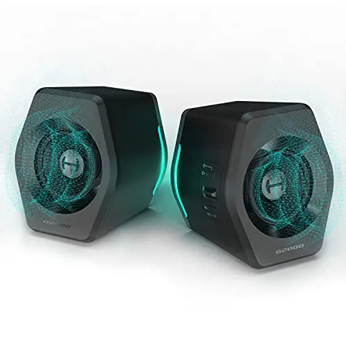 Hi-Fi 2.75'' Gaming Speakers, Bluetooth/USB/3.5mm, RGB