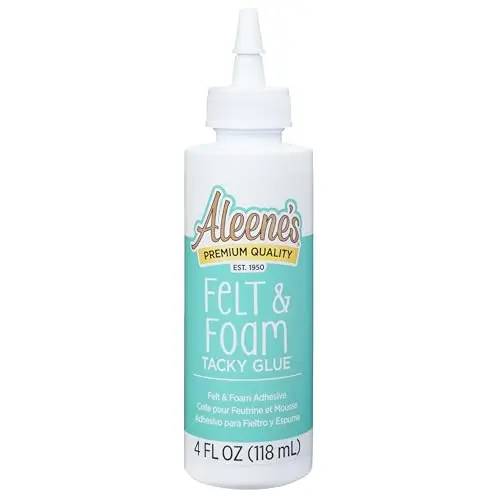 Aleene's Tacky Glue for felt and foam crafting projects