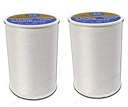 Coats & Clark all purpose white polyester thread spools