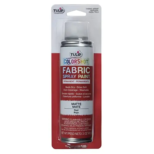 Tulip ColorShot Instant Fabric Spray Paint in red
