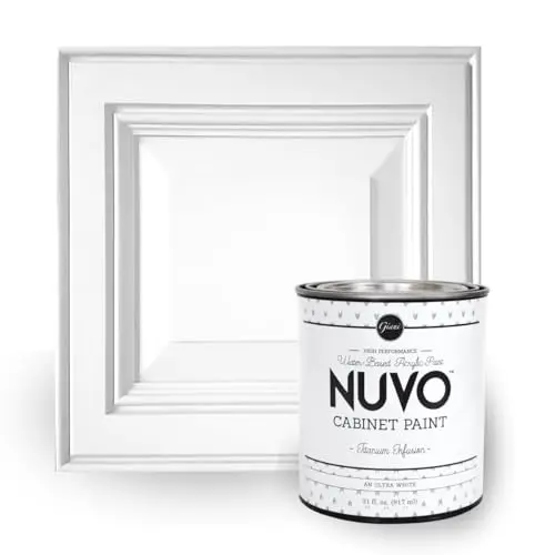 Giani Nuvo Cabinet Paint in Titanium Infusion white shade
