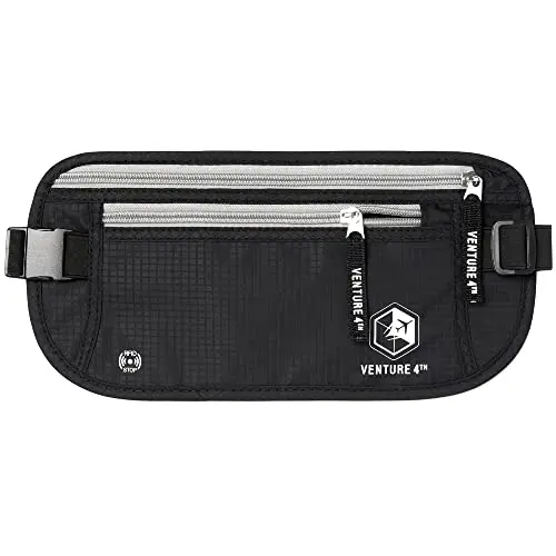 Slim Passport Holder, RFID Blocking—Black