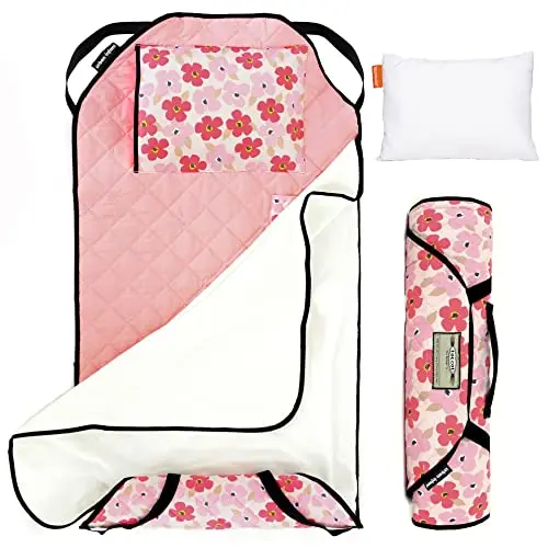 Premium Preschool Daycare Nap Mat - Poppies