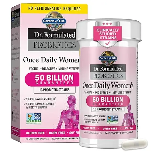 50 Billion CFU, 16 Strains, Prebiotics