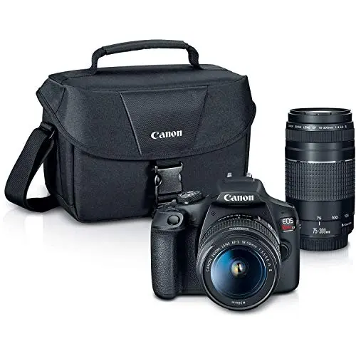 DSLR with Dual Lens (18-55mm & 75-300mm)