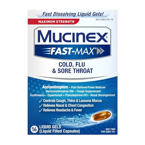 Maximum Strength Cold/Flu/Sore Throat - 16 Count